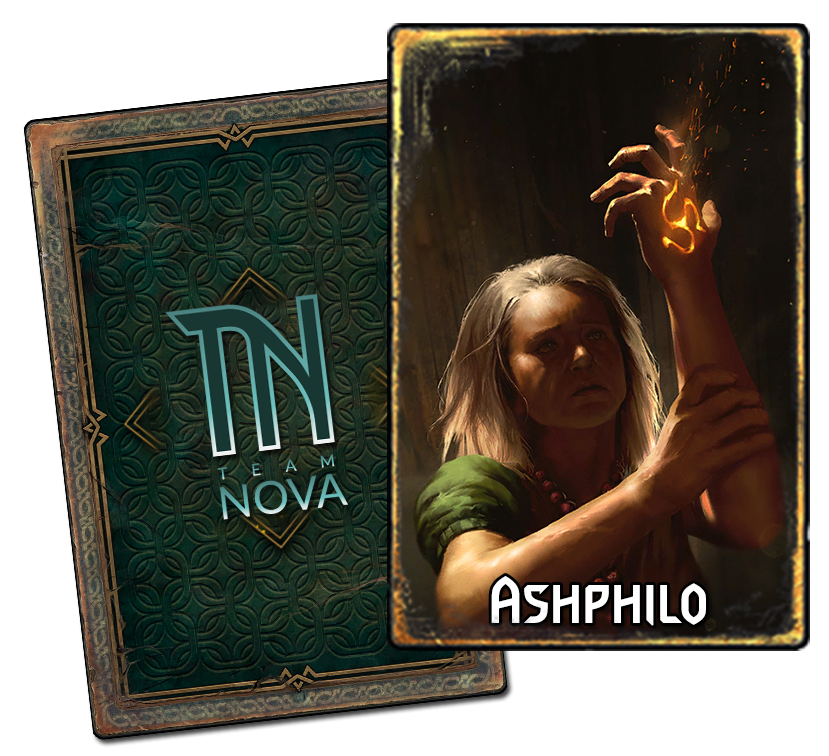 TN Cards Ashphilo - Edición de video y diseño gráfico para Gwent Esp y Team Nova