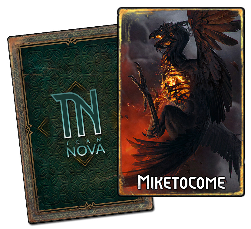 TN Cards Miketocome - Edición de video y diseño gráfico para Gwent Esp y Team Nova