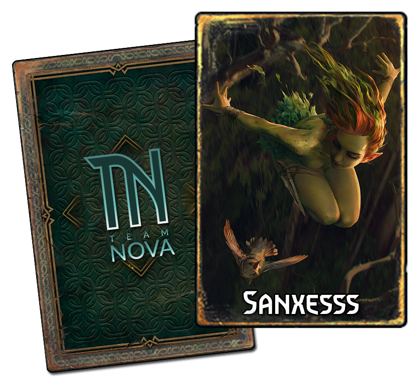 TN Cards Sanxesss - Edición de video y diseño gráfico para Gwent Esp y Team Nova